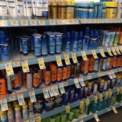 Walgreens - Second sunscreen section, which is not located near the first sunscreen section.