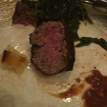B-Prime Steakhouse - Rare 9oz fillet, maybe a little more than rare, but it was tasty. - Steakhouses Near Me - Atlantic City, New Jersey B-Prime Steakhouse - Rare 9oz fillet, maybe a little more than rare, but it was tasty. - Steakhouses Near Me - Atlantic City, New Jersey