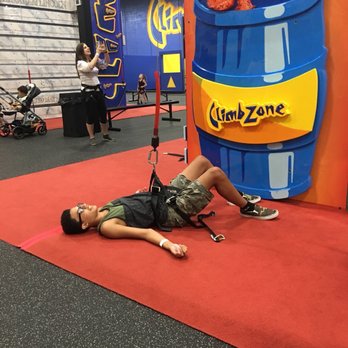 ClimbZone - Exhausted after his climb - Arcades Near Me - Howell, New Jersey