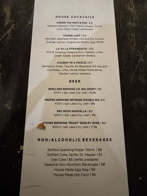 Menu photo 6 Table X Salt Lake City, UT Menu photo 6 Table X Salt Lake City, UT