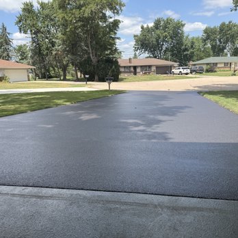 Clark's Sealcoating & Striping - Finished job! - General Contractors Near Me - Rockford, Illinois