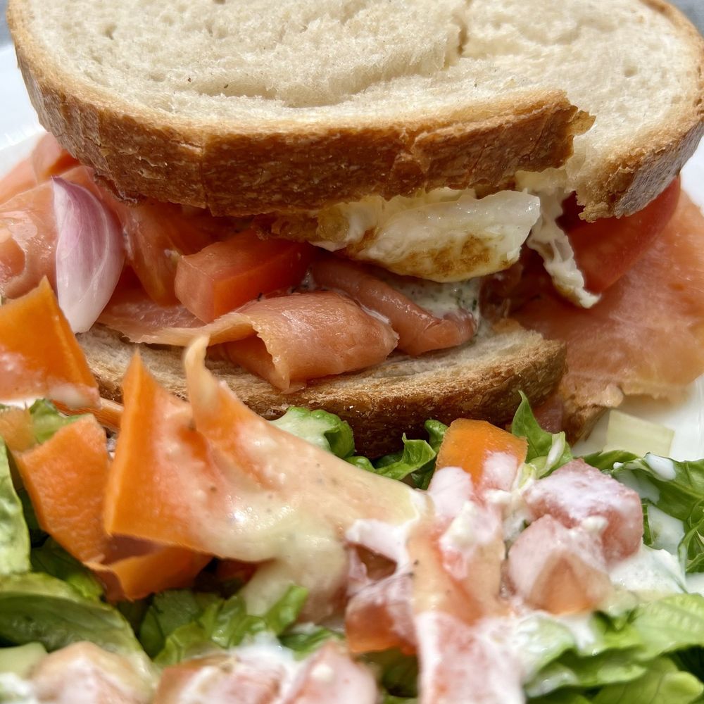 Cafe Luna Astoria - Cured Salmon Club - Coffee & Tea Near Me - Astoria, New York Cafe Luna Astoria - Cured Salmon Club - Coffee & Tea Near Me - Astoria, New York