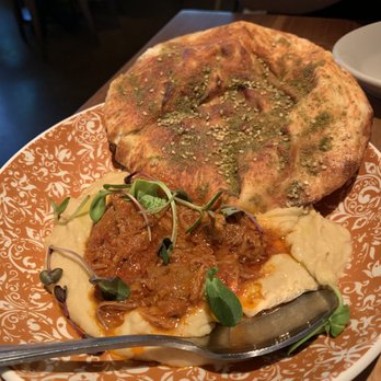 Ema - Spicy Hummus Lamb Ragu. Must get! - Mediterranean Near Me - Chicago, Illinois