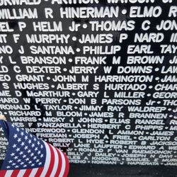 The Vietnam Traveling Memorial Wall - Captain John Milton Harrington KIA Sept 19, 1966