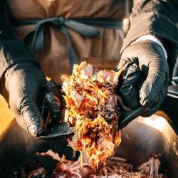 Doc's Bar-B-Que - Pulled pork with great color, texture, and taste.