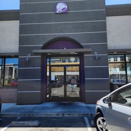 Exterior outside entrance of Taco Bell - Foster City, California Exterior outside entrance of Taco Bell - Foster City, California