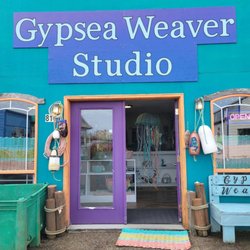 Gypsea Weaver - Gypsea Weaver Studio located in the Aquarium Village in Newport, Oregon.