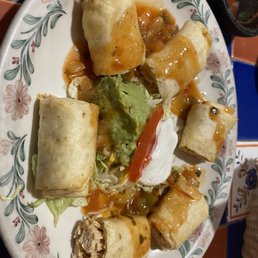 Chicken taquitos ( appetizer but I ordered it as my meal.)