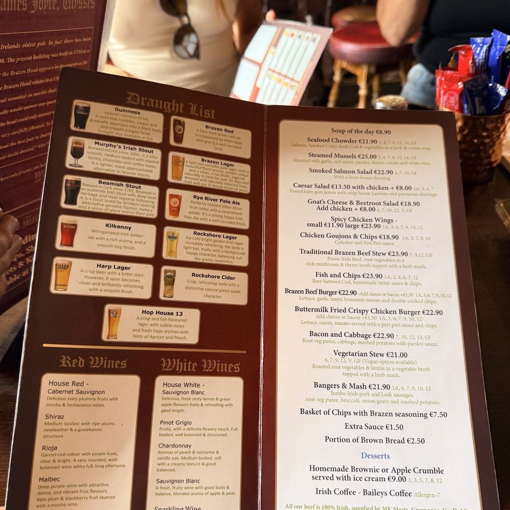 Menu Menu