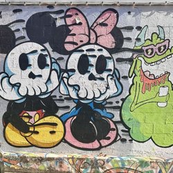 Artwork outside wall