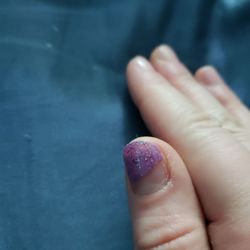 3L Nails - Last piece to come off.