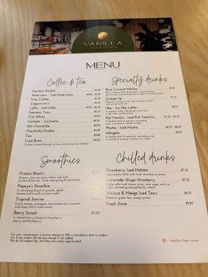 Menu photo 3 Vanilla Hollywood Hollywood, FL Menu photo 3 Vanilla Hollywood Hollywood, FL
