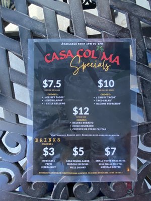 Menu photo 7 Casa Colima Mexican Restaurant - Tualatin Tualatin, OR
