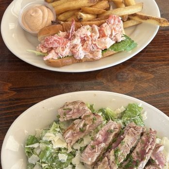 Old Ferry Landing - Ahi Grilled Tuna Caesar Salad Lobster roll - Seafood Near Me - Portsmouth, New Hampshire Old Ferry Landing - Ahi Grilled Tuna Caesar Salad Lobster roll - Seafood Near Me - Portsmouth, New Hampshire
