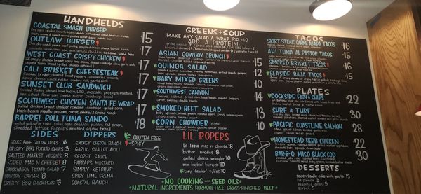 Menu photo 8 Coastal Cowboy San Clemente, CA