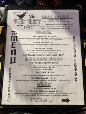 Menu photo 1 The Remedy Waldorf, MD Menu photo 1 The Remedy Waldorf, MD
