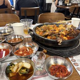 So spicy and not edible. Also the meat was so stinky