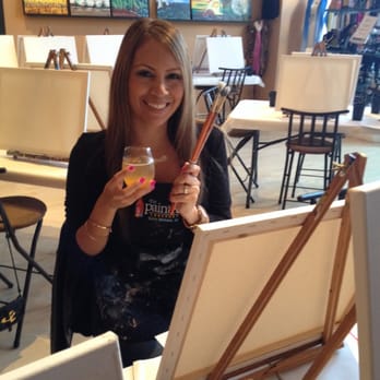 The Painted Cabernet - Ready to paint...Cheers - Paint & Sip Near Me - Santa Barbara, California