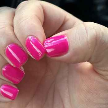 Pro Nails by Tina - On thumb is a line right in the middle as if it did NOT cure enough and left me as if - Nail Salons Near Me - Phoenix, Arizona Pro Nails by Tina - On thumb is a line right in the middle as if it did NOT cure enough and left me as if - Nail Salons Near Me - Phoenix, Arizona