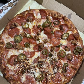 Valentino's Pizza Arleta - medium pepperoni, jalapeños and sausage pizza. $12.00 - Pizza Near Me - Arleta, California Valentino's Pizza Arleta - medium pepperoni, jalapeños and sausage pizza. $12.00 - Pizza Near Me - Arleta, California