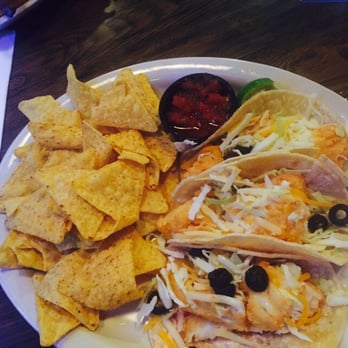 The Wild Hare Saloon - An aerial view of Canby's best fish tacos; it's halibut, people! - American Near Me - Canby, Oregon The Wild Hare Saloon - An aerial view of Canby's best fish tacos; it's halibut, people! - American Near Me - Canby, Oregon