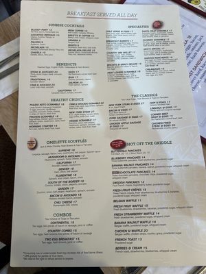 Menu photo 1 Holder's Country Inn San Jose, CA Menu photo 1 Holder's Country Inn San Jose, CA
