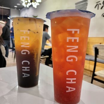 Feng Cha Teahouse - Strawberry Overload* and Thai Milk Tea* - Desserts Near Me - Newark, California Feng Cha Teahouse - Strawberry Overload* and Thai Milk Tea* - Desserts Near Me - Newark, California