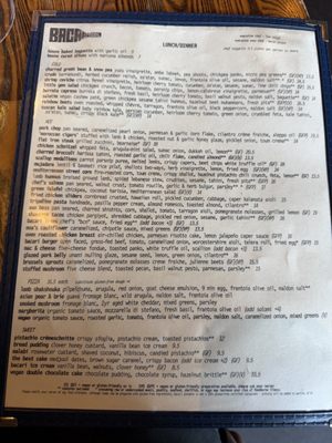 Menu photo 2 Bacari GDL Glendale, CA