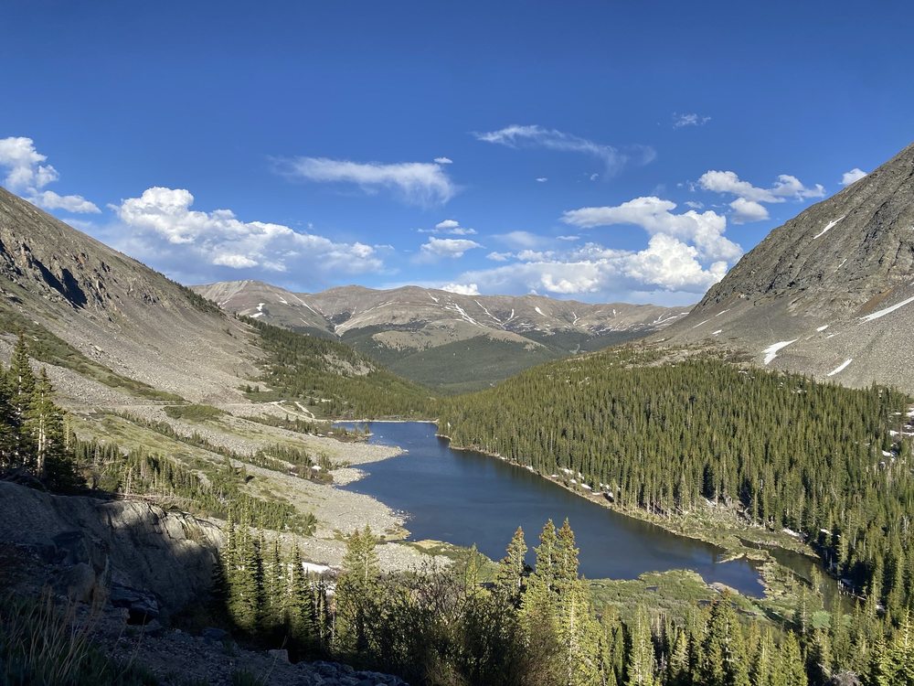 Blue Lakes Trail Breckenridge Logo
