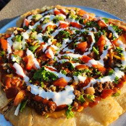 Dive Bar On Frankfort - Mexican pizza!
