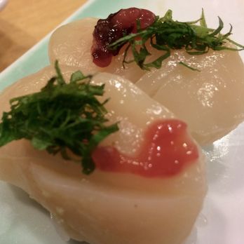 Yohei Sushi Restaurant - Hotate with ume and shiso- a phenomenal watyto have hotate--ask for it!! - Sushi Bars Near Me - Honolulu, Hawaii Yohei Sushi Restaurant - Hotate with ume and shiso- a phenomenal watyto have hotate--ask for it!! - Sushi Bars Near Me - Honolulu, Hawaii