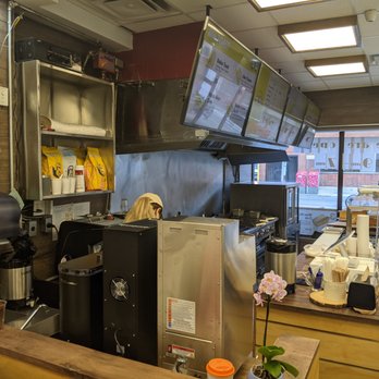 Jjin Toast - open kitchen lets you see them make your sandwich and bake the fresh bread! - Korean Near Me - Toronto, Ontario