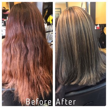 Coco Look - Leonor fixed my ugly red hair. Highly recommend her! She's fast and does a great job. Hair feels and looks lovely. Thank you, Leonor! - Hair Salons Near Me - Sylmar, California