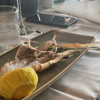 Via Emilia 9 - Langostino raw (squat lobster) - Italian Near Me - Miami Beach, Florida