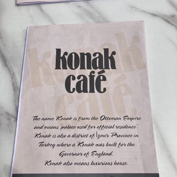 Konak Cafe - Menu - Cafes Near Me - Wilmslow, CHE