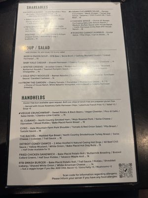 Menu photo 1 RiverTrail Beerworks Saranac Lake, NY Menu photo 1 RiverTrail Beerworks Saranac Lake, NY