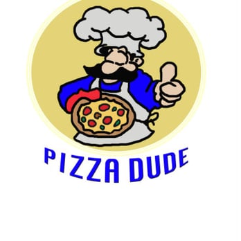 Pizza Dude - a chef holding a pizza - Pizza Near Me - Pinconning, Michigan Pizza Dude - a chef holding a pizza - Pizza Near Me - Pinconning, Michigan