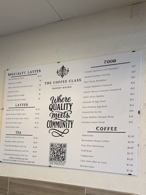 Menu photo 5 The Coffee Class Las Vegas, NV Menu photo 5 The Coffee Class Las Vegas, NV