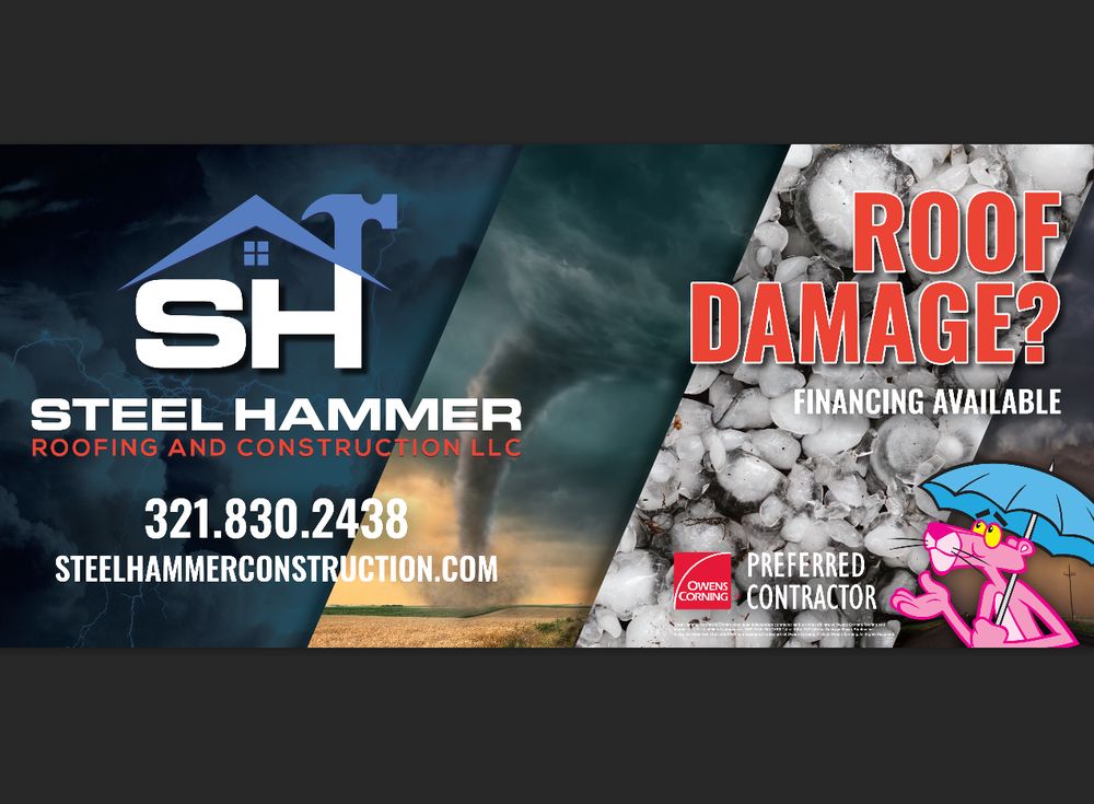 Slide of Steel Hammer Roofing and Construction