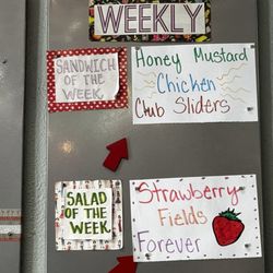 Your Appetites - The salad and sandwich this week