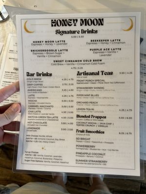 Menu photo 2 Honey Moon Coffee - Weinbach Evansville, IN Menu photo 2 Honey Moon Coffee - Weinbach Evansville, IN