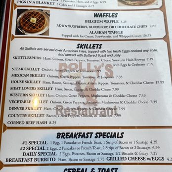 Polly's Restaurant - Breakfast Menu - American Near Me - East Alton, Illinois