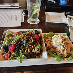 Kale salad/chicken salad