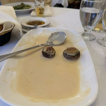 Cafe Toscana - Crab Stuffed Mushrooms (Devoured!) - Italian Near Me - Wilkes Barre, Pennsylvania