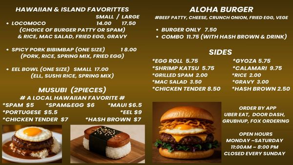 Menu photo 1 Orange Hawaiian BBQ La Habra, CA Menu photo 1 Orange Hawaiian BBQ La Habra, CA