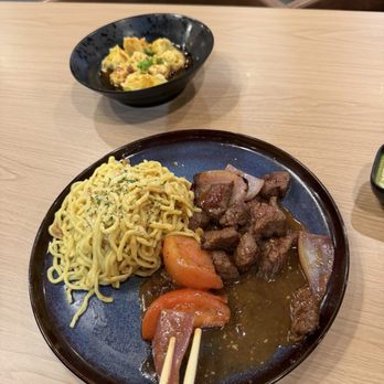 Sona Fusion Kitchen - GARLIC NOODLES (BEEF) SPICY SHRIMP WONTONS - Asian Fusion Near Me - Anaheim, California Sona Fusion Kitchen - GARLIC NOODLES (BEEF) SPICY SHRIMP WONTONS - Asian Fusion Near Me - Anaheim, California