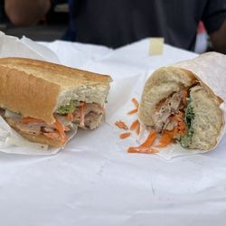 Chicken bahn mi