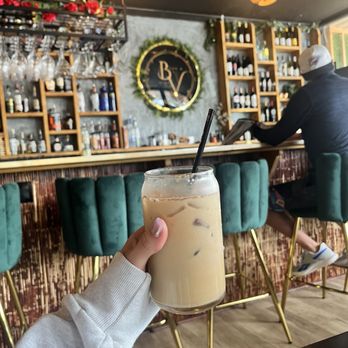 Bean & Vine - Cinnamon roll latte with oat milk - Coffee & Tea Near Me - Lake Lotawana, Missouri Bean & Vine - Cinnamon roll latte with oat milk - Coffee & Tea Near Me - Lake Lotawana, Missouri