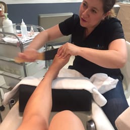 She probably scrubbed my feet for 15 minutes each foot! Wow!!!  one of the best pedicures ever!!!