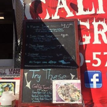 Caliente Grill - Part of their menu. I apologize for the blurry picture. - Food Trucks Near Me - San Antonio, Texas Caliente Grill - Part of their menu. I apologize for the blurry picture. - Food Trucks Near Me - San Antonio, Texas